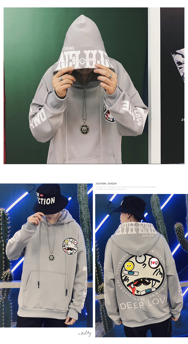 Sweatshirt homme XOJINEGY  HIP en Polyester - Ref 3129696 Image 21