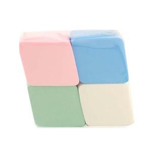 Makeup diamond puff square puff foundation setting sponge puff (four packs)