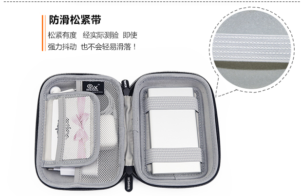 Trường hợp kê sạc Po Po gói túi tai nghe sạc cáp hộp lưu trữ kỹ thuật số túi gói Incorporating - Lưu trữ cho sản phẩm kỹ thuật số bao đựng tai nghe bluetooth