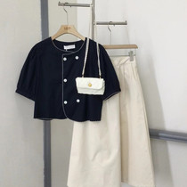 2022 Summer new womens mini-scented wind suit can be salt-sweetened skirt lukewarm with a high sense of high level and high level of dress