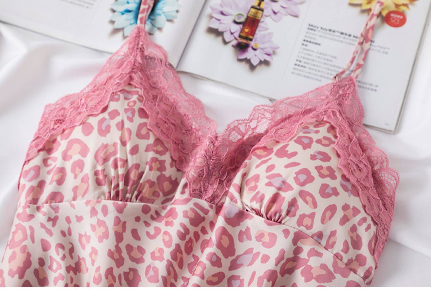 Сексуальная летняя тонкая пижама, шелковый банный халат, комплект, топ с чашечками, эффект подтяжки 