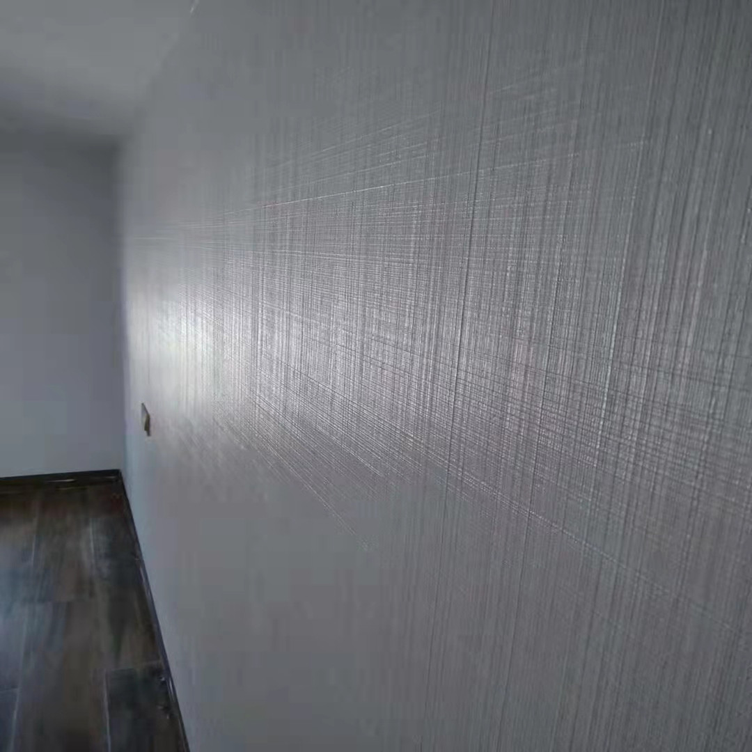 Cloth texture wall film paint net taste texture art paint matte white linen paint imitation cloth plaid manufacturer