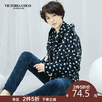 [Scream price] VICTORIACOCO san hô nhung hàng đầu nữ trùm đầu flannel đồ ngủ đơn mảnh TP99 shop đồ lót