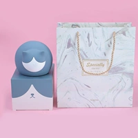 Синий мяу? Подарочная упаковка? 【Получите изысканный подарочный пакет】