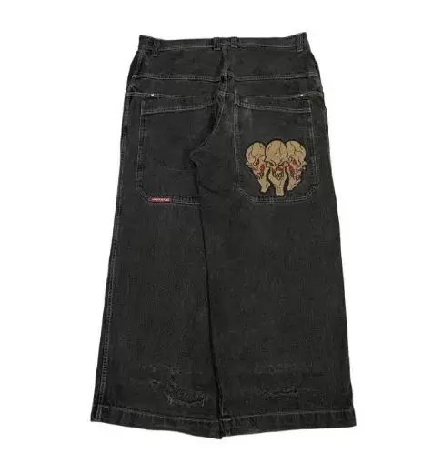 Джинсы JNCO Y2K японский стиль 2000-х, широкий мешковатый крой, размеры 28–34 (талия 72–85 см)