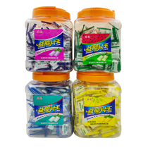 Yineng Pi Wang fresh cool chewing gum barrel Watermelon Bubble Gum KTV hot pot treat mint candy 600g