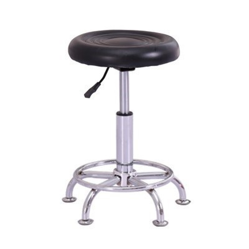 Polo black стул лабораторный. стул поворотный с регулируемой высотой.