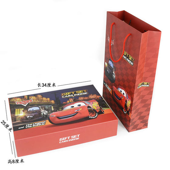 Cars alloy car model toy gift box set Lightning McQueen children's boy gift