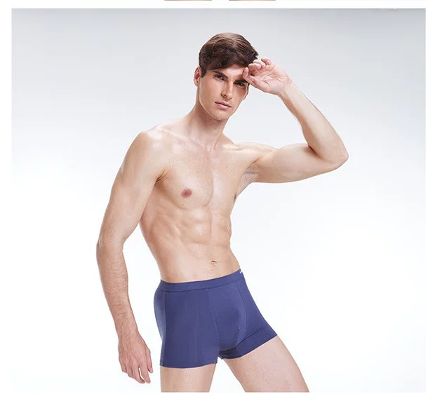 Đồ lót đậu đỏ nam cotton boxer thanh niên trong hộp quà tặng kích thước lớn bốn góc quần short thoáng khí nam boxer đầu set quần lót nữ gợi cảm