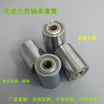 BAA series iron wheel unpowered roller with double bearing driven wheel conveyor belt roller bearing wheel transmission