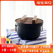 Japan imported Southern Iron Cast Iron rice kettle ins twittering pot iron kettle pot cast iron pot