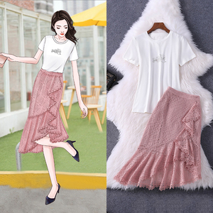 名媛气质女神范小香风鱼尾裙两件套