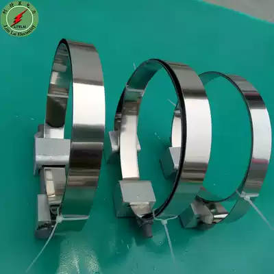 Sichuan power supply bureau hot sale cable stainless steel belt hoop rod with fastening fixture 201 material steel belt hoop