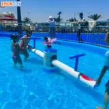 Стеклянный бассейн для игр в воде, игрушка, аквапарк, водная горка, оборудование