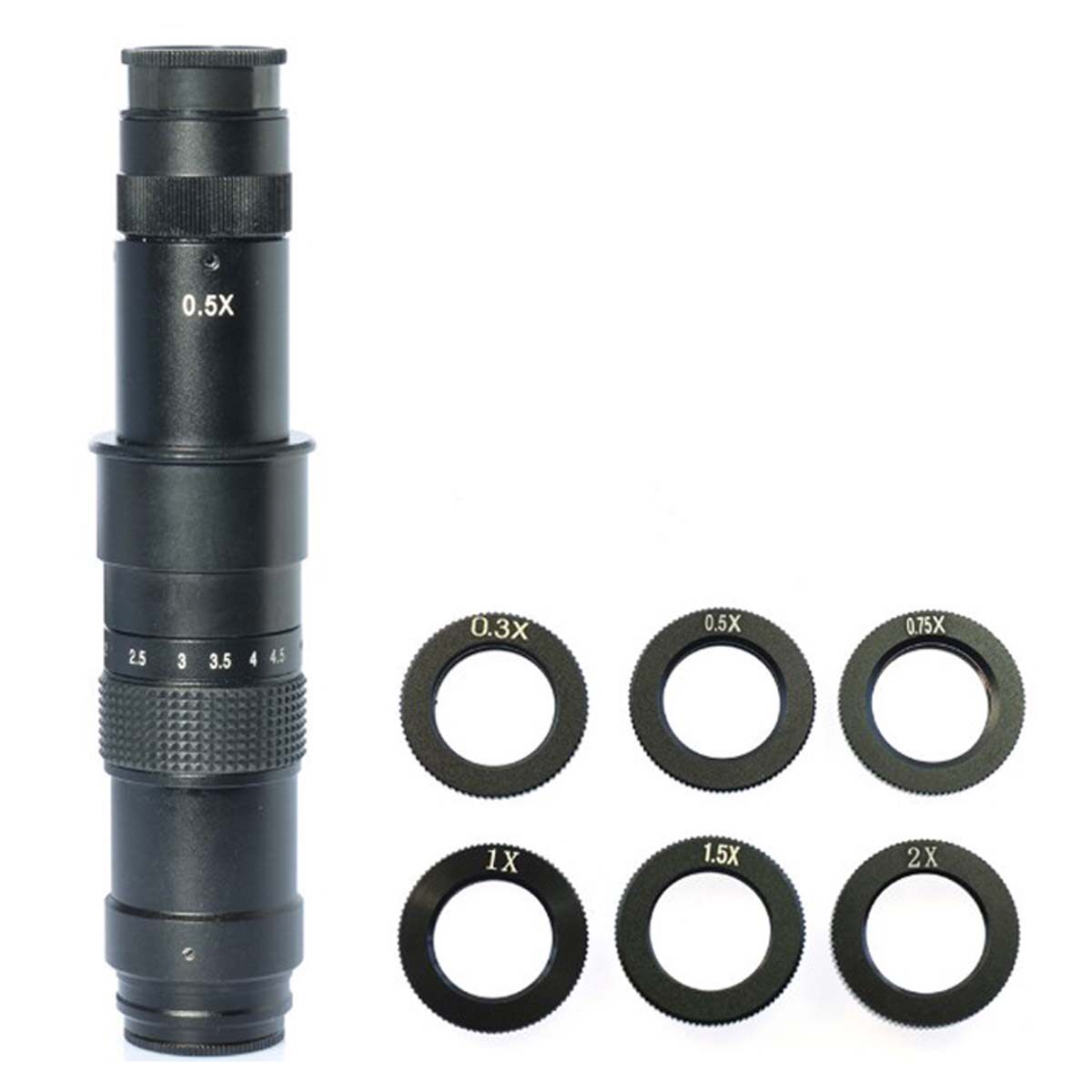 640X times optical lens Monocular HD 4 5X Industrial microscope lens Digital CCD camera lens