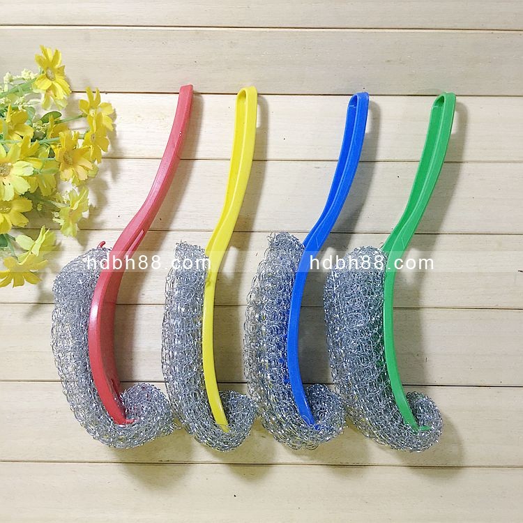 Bend Handle Wire Pan Brush Wash Basin Disc Brushed Kitchen Clean Strong Decontamination Wash Supplies RMBone RMBtwo Ground Stall Source