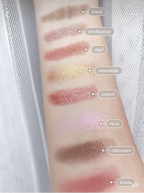 [đóng gói liên kết 3] tại chỗ chính hãng colourpop bóng mắt colorpop nghiền bên trà phấn mắt sivanna