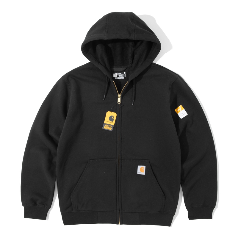 Carhartt K122 Carhartt Mainline Workwear Zip-Up Fleece Hoodie Sweatshirt Carhartt K122 Carhartt Mainline Workwear Zip-Up Fleece Hoodie Sweatshirt