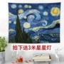 Northern Star Van Gogh bức tường phòng ngủ vải trang trí treo in vải nền vải spacer vải tấm thảm - Tapestry Thảm treo tường có lớn