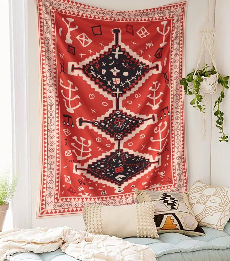 Fan Wei B & B Tapestry Treo Ký túc xá Sinh viên Tapestry Nền Trang trí tường Giường Đặc trưng Khăn trải bàn Yoga - Tapestry thảm trang trí phòng ngủ