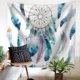 hồng nền vải lưới vải in treo Flamingo Dreamcatcher Unicorn tường tấm thảm đỏ Bắc Âu bao gồm các loại vải - Tapestry tranh thảm treo tường