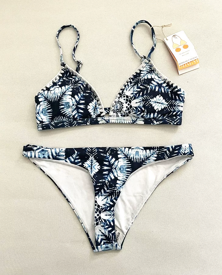 Австралийский ripcurl принтованный вышитый треугольный купальник для женщин, маленький размер, серфинг, сексуальный push-up, Slimming, отпуск
