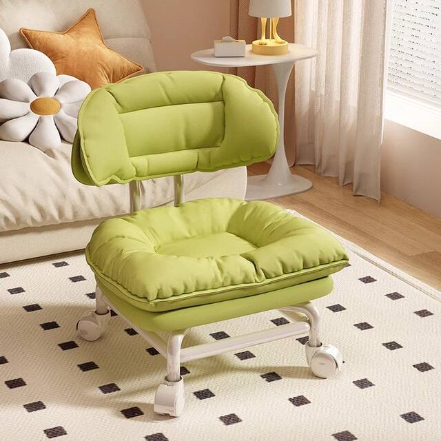 Outdoor Garden Ornaments, Small Stools with Universal Wheels, Household Pulley Low Stools, Internet-Famous Multi-Functional Stools, Garden Decorations