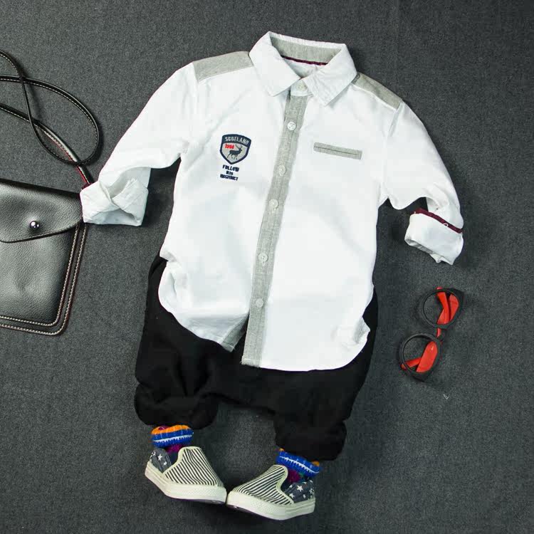 Chemise garcon à manche longue - Ref 2072874 Image 13