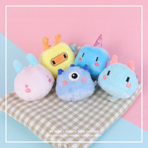 Cute little monster doll pendant keychain Joker schoolbag bag hanging ornaments Cartoon Doll decoration student ins tide