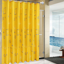 Jane Di shower curtain cloth water proof mildew thickened door curtain Bathroom partition hanging curtain curtain Bathroom curtain Bath curtain