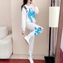 Tide Card Sports Casual Suit Women 2022 New Korean version Relaxed Foreign Air Fashion Temperament Dancing Necroe two sets
