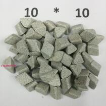 10*10 brown corundum deburring polishing block grinding stone 25 kg