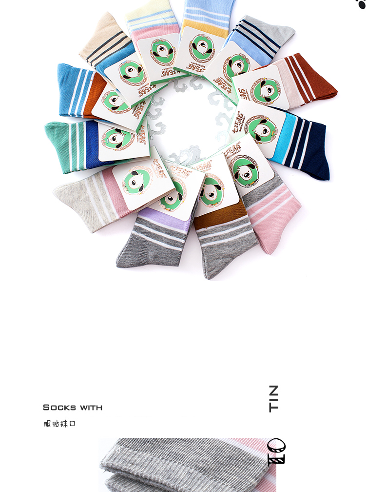 Tangram mùa xuân và mùa hè cotton mỏng nam và nữ vớ bé cotton mỏng sọc sọc 1-3-5-7-9 tuổi - Vớ quần tất giả bốt cho bé gái