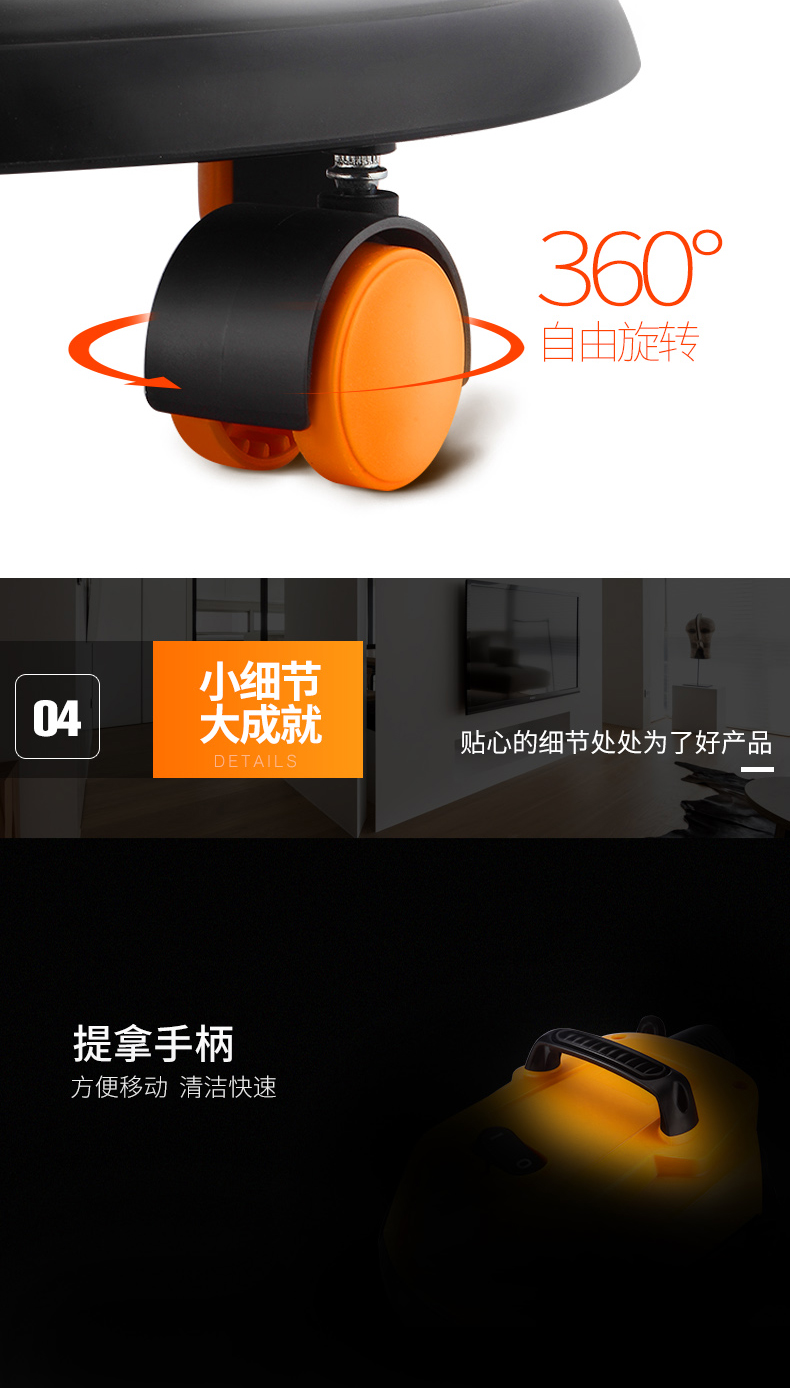 robot liectroux Máy hút bụi ô tô Chigo nhà mạnh mẽ loại thảm cao cấp im lặng nhỏ cầm tay máy hút bụi khô và ướt - Máy hút bụi máy hút bụi electrolux zap9910