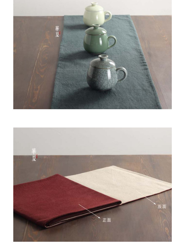 Handmade cotton và vải lanh trà lanh lanh Trà trà vải trà nghi lễ trà khô bọt bàn trà pad bàn cờ phụ kiện trà Kung Fu - Trà sứ bình trà thủy tinh