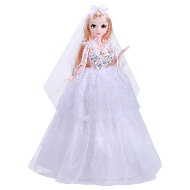 2026 New Large-Sized Barbie Doll Snow White Elsa Princess Doll Girl Birthday Gift Children's Toy