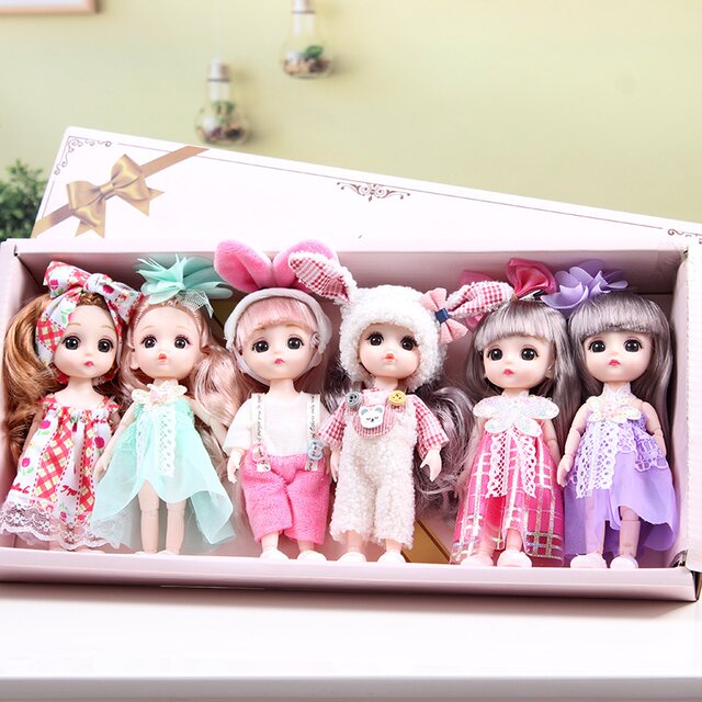 Children's Doll Toy Girl Princess 2025 New Dress-Up Set Large Gift Box Birthday Gift Doll Toy