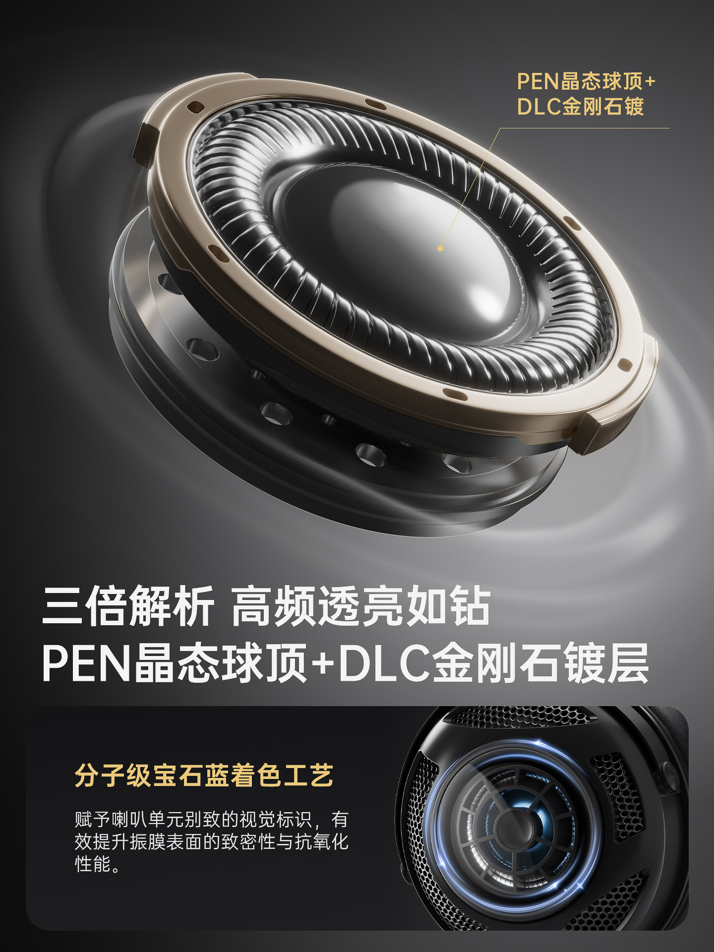 Ikf Vp7 Over-Ear Large Dynamic Monitor Headphones Closed-Back High-Resolution Hifi Gaming Wired Computer