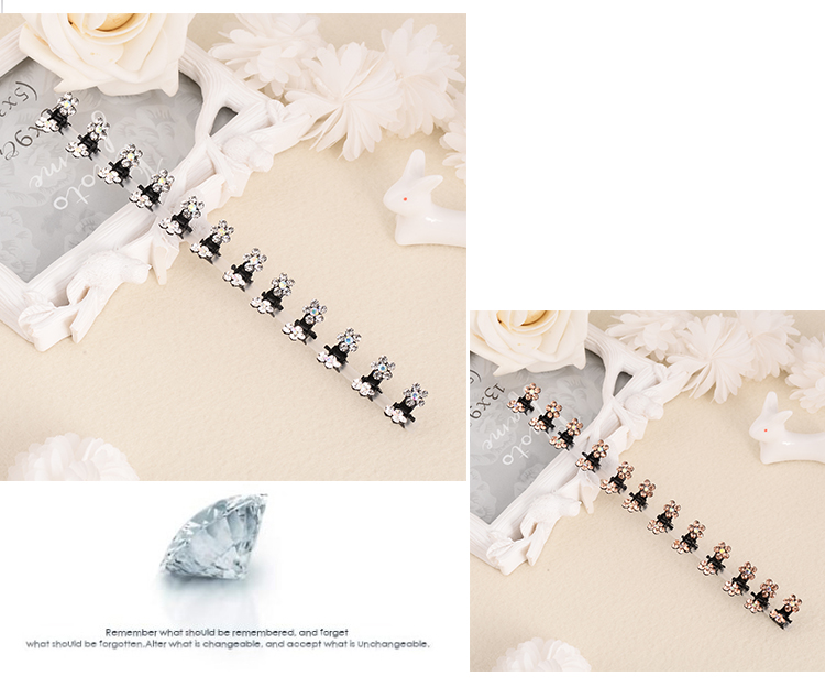 Hoa dễ thương của trẻ em kim cương bắt clip bé kẹp tóc đầu trang sức tấm kẹp tóc nhỏ clip cô gái tóc phụ kiện phụ kiện tóc xinh