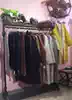 Thickened clothes rack floor-to-ceiling bedroom balcony clothes rack hanger Indoor storage coat rack Hanger floor-to-ceiling