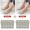Thuyền vớ nữ mùa hè miệng nông vớ vô hình nữ silicone chống trượt mùa hè đầy ẩn thấp giúp vớ mỏng vớ vớ cotton dễ thương - Vớ bông vớ noel