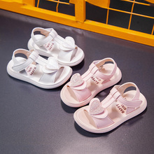 2020新款时尚公主儿童防滑软底凉鞋