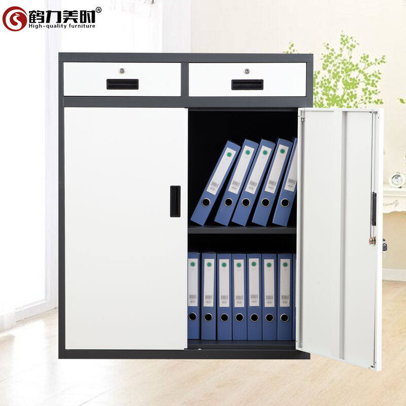 Heli Meishi Zhimei Series A4 Steel Door Opening Cabinet Filing Cabinet Thickened Data Cabinet Filing Cabinet with Lock