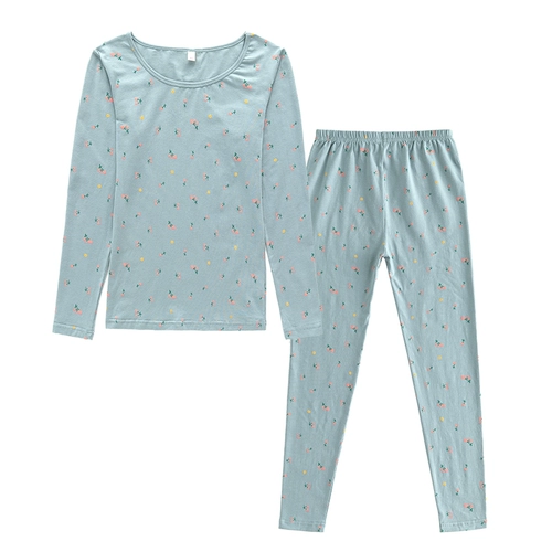 纯禧 Удерживающее тепло хлопковое нижнее белье, тонкое термобелье, штаны, свитер, облегающий крой