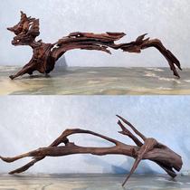 Fine purple teak 80-100cm large sunken wood fish tank landscaping ornaments arch bridge tree stump turtle sun terrace reptile dead wood