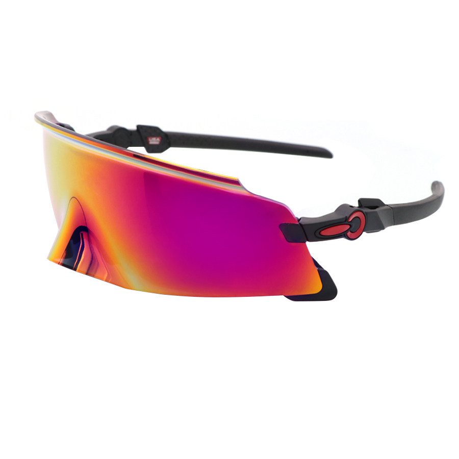 O Ji men and women riding sunglasses KATO9455 sports outdoor sunglasses large frame integrated sports road bike glasses