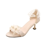 Летние сандалии, обувь, подходит с юбкой для принцессы, туфли на высоком каблуке, яркий броский стиль, против усталых ног