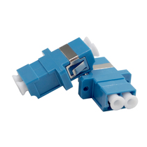 LC UPC-SM single-mode duplex flange LC duplex coupler telecom class LC double flange adapter