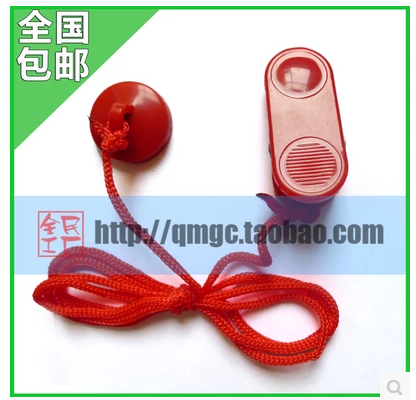 Heisman aerobic exercise machine treadmill safety switch shake machine magnet buckle safety lock