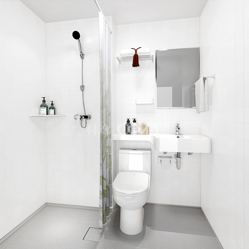 Original brand overall bathroom shower room decoration integrated integrated toilet decoration design new products